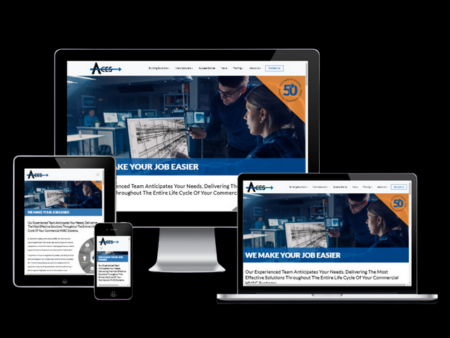 HVAC Construction Website aceshvac.com